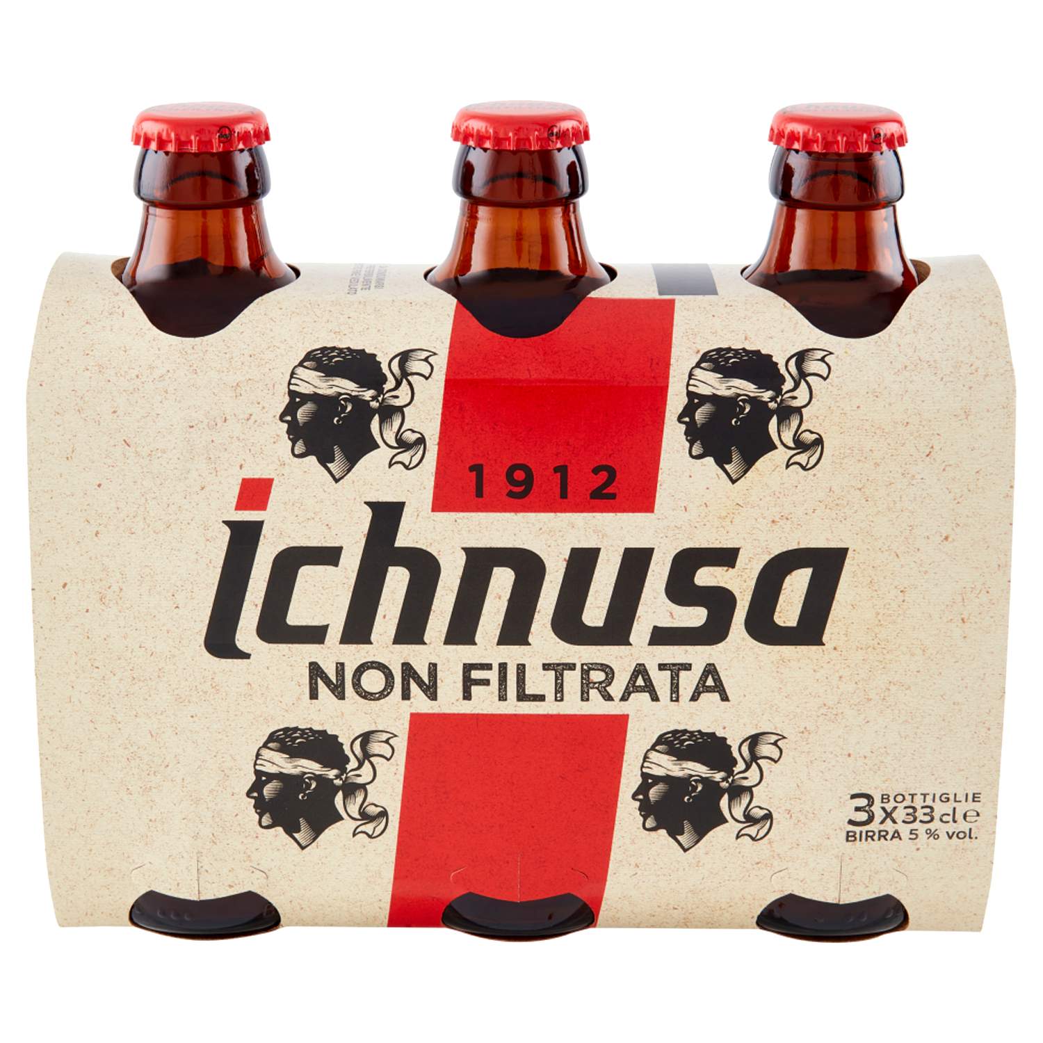 Birra Ichnusa non filtrata cl33x3