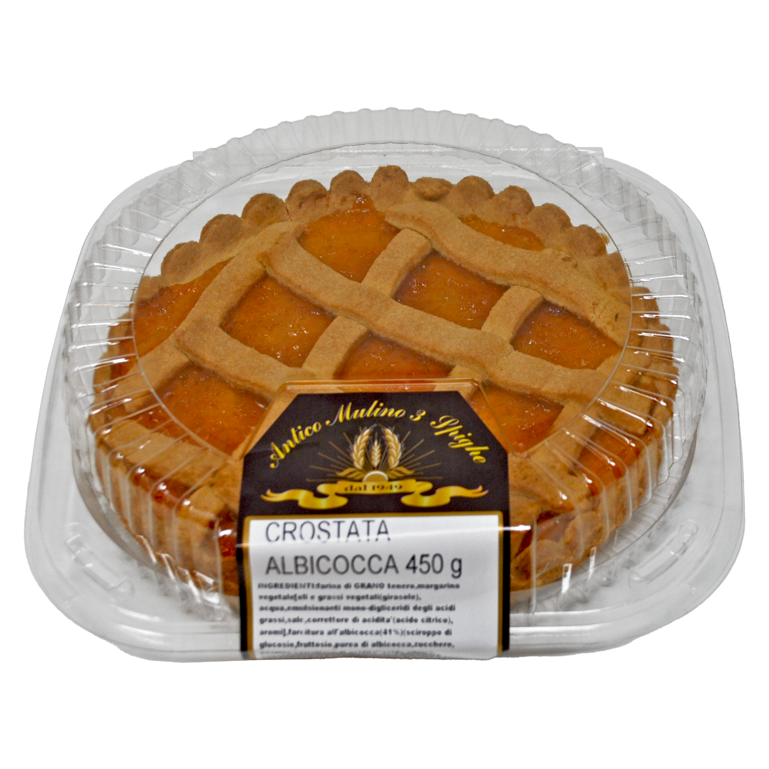 Crostata all'albicocca 450g Antico Mulino 3 Spighe